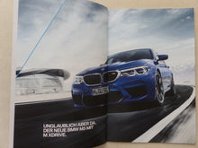 Lade das Bild in den Galerie-Viewer, BMW M5 First Edition V8 Biturbo Typ F90 MJ 2018 - Prospekt Brochure 02.2017
