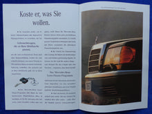 Lade das Bild in den Galerie-Viewer, Mercedes-Benz Gebrauchtwagen E-Klasse S-Klasse - Prospekt Brochure 07.1992
