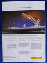 Lade das Bild in den Galerie-Viewer, Karmann-Coupe Cabrio RHT - Prospekt Brochure 1999

