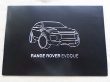 Lade das Bild in den Galerie-Viewer, Range Rover 2012 Evoque Pure Prestige Dynamic - US-Prospekt Brochure 2011 USA
