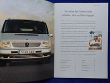 Lade das Bild in den Galerie-Viewer, Mercedes-Benz V-Klasse V 280 220 CDI Typ 638 MJ 1999 - Prospekt Brochure 01.1999
