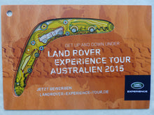 Lade das Bild in den Galerie-Viewer, Land Rover Experience Tour Australien 2015 - Prospekt Brochure 2014
