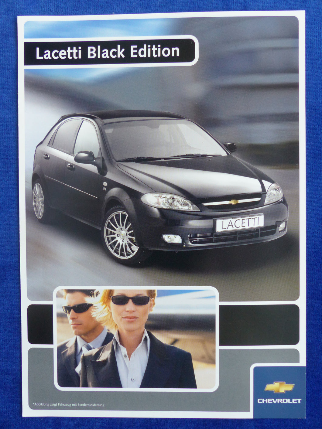 Chevrolet Lacetti Black Edition Sondermodell MJ 2007 - Prospekt Brochure 06.2006