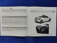 Lade das Bild in den Galerie-Viewer, Peugeot 207 CC Black &amp; White Edition - Preisliste - Prospekt Brochure 01.2011
