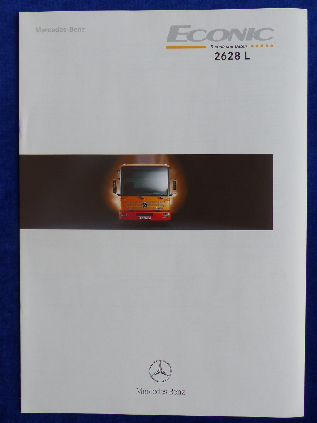 Mercedes-Benz LKW Econic 2628 L - Technische Daten - Prospekt Brochure 02.2000
