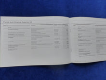 Lade das Bild in den Galerie-Viewer, Audi A8 Zubehör - Preisliste MJ 2016 - Prospekt Brochure 06.2015
