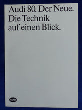 Lade das Bild in den Galerie-Viewer, Audi 80 quattro Typ B3 - Technische Daten MJ 1988 - Prospekt Brochure 07.1987
