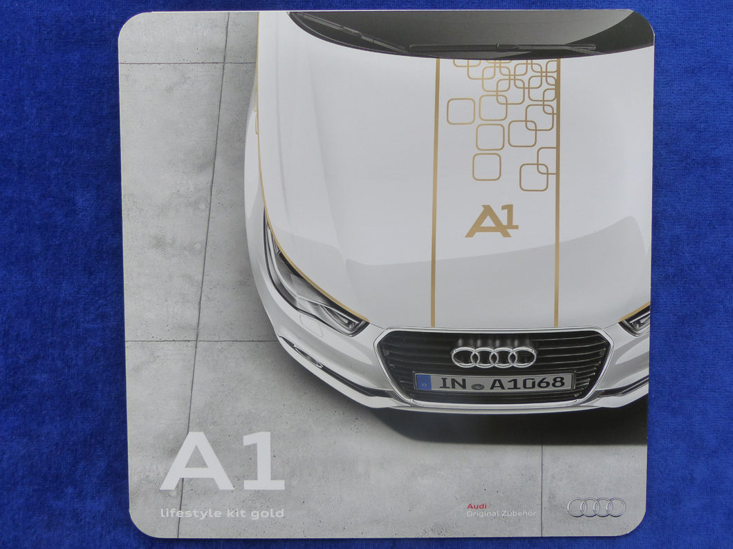 Audi A1 - Lifestyle kit gold - Prospekt Brochure 01.2013