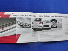 Lade das Bild in den Galerie-Viewer, Audi S line selection Q3 A4 A5 A6 A7 - Prospekt Brochure 04.2013
