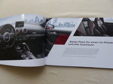 Lade das Bild in den Galerie-Viewer, Audi RS 3 Sportback quattro - Hardcover Prospekt Brochure + Preisliste 03.2015
