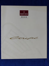 Lade das Bild in den Galerie-Viewer, Rover 800 Coupe V6 169 PS MJ 1993 - Prospekt Brochure 09.1992
