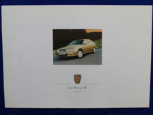 Lade das Bild in den Galerie-Viewer, Rover 45 2.0 V6 Celeste - Preisliste MJ 2000 - Prospekt Brochure 12.1999
