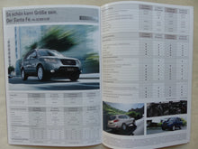 Lade das Bild in den Galerie-Viewer, Hyundai Programm 2010 - i10 i20 i30 Sonata Santa Fe - Prospekt Brochure 05.2009
