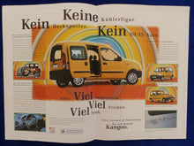 Lade das Bild in den Galerie-Viewer, Renault Kangoo MJ 1998 - Preview Prospekt Brochure 09.1997
