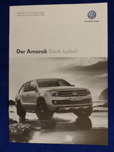 Lade das Bild in den Galerie-Viewer, VW Amarok Dark Label - Preisliste MJ 2015 - Prospekt Brochure 07.2014 - car-brochure
