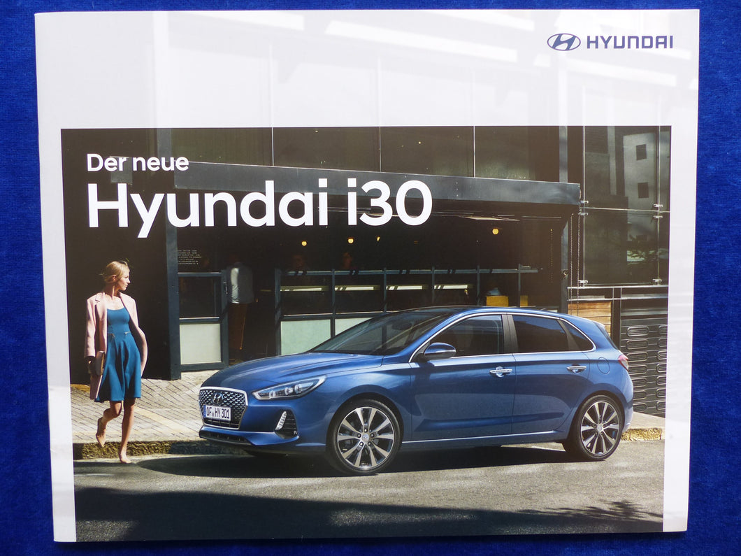 Hyundai i30 MJ 2018 - Prospekt Brochure 07.2017