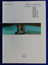 Lade das Bild in den Galerie-Viewer, Mercedes-Benz LKW Actros 1848 LS AK - Prospekt Brochure 02.2000
