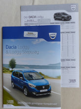 Lade das Bild in den Galerie-Viewer, Dacia Lodgy &amp; Lodgy Stepway MJ 2016 - Prospekt Brochure + Preisliste 02.2016
