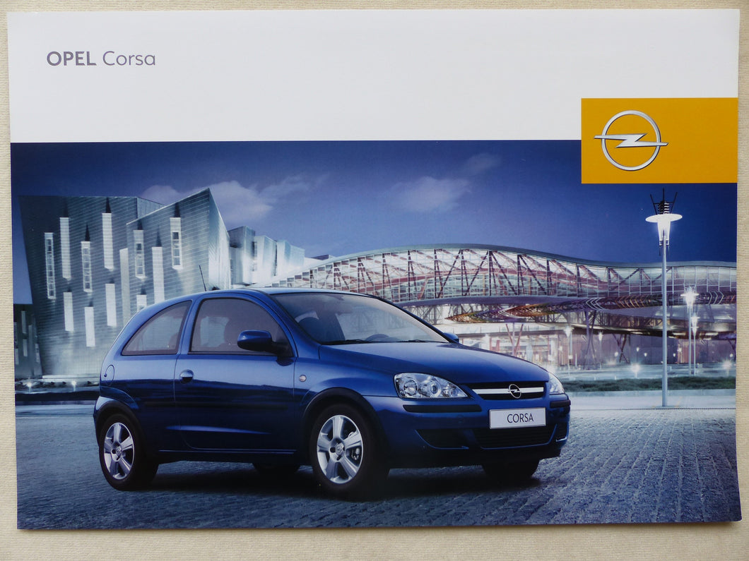 Opel Corsa Enjoy Style-Paket - Prospekt Brochure 01.2004