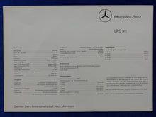 Lade das Bild in den Galerie-Viewer, Mercedes-Benz LKW LPS 911 Motor OM 352 - Prospekt Datenblatt Brochure 03.1965
