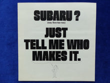 Lade das Bild in den Galerie-Viewer, Subaru of America - Fuji Heavy Industries - US-Prospekt Brochure 70er Jahre USA
