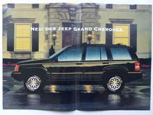 Lade das Bild in den Galerie-Viewer, Jeep Grand Cherokee - Prospekt Brochure 1993 Großformat 30 x 42 cm
