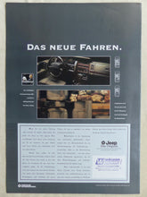 Lade das Bild in den Galerie-Viewer, Jeep Grand Cherokee - Prospekt Brochure 1993 Großformat 30 x 42 cm
