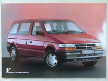 Lade das Bild in den Galerie-Viewer, Chrysler Voyager SX Turbo Diesel - Prospekt Brochure 90er Niederlande
