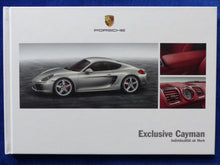 Lade das Bild in den Galerie-Viewer, Porsche Exclusive Cayman S Typ 981c MJ 2013 - Hardcover Prospekt 11.2012
