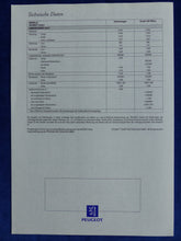 Lade das Bild in den Galerie-Viewer, Peugeot Expert - Technische Daten &amp; Ausstattungen - Prospekt Brochure 02.1997
