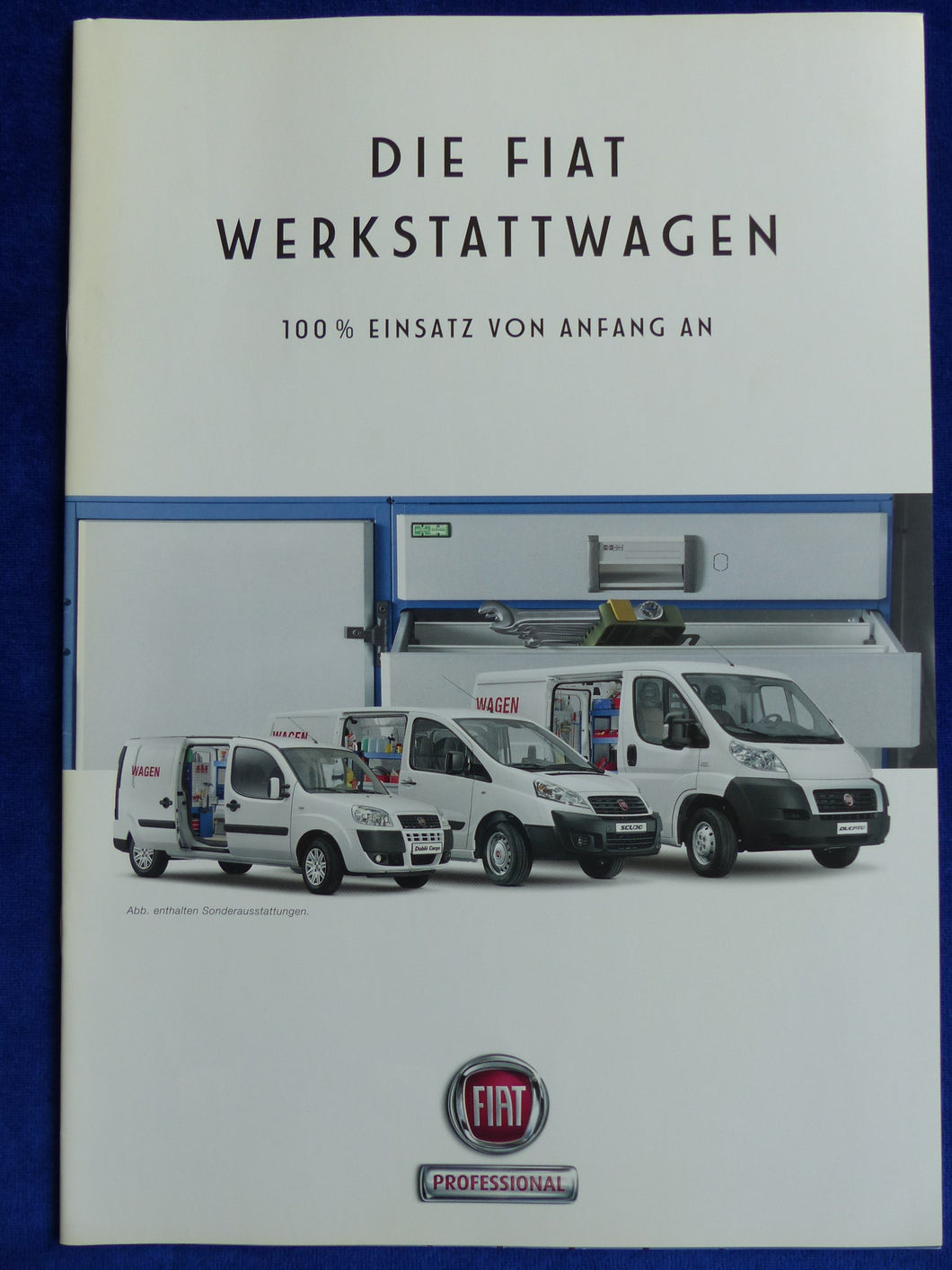 Fiat Werkstattwagen - Ducato Scudo Doblo MJ 2009 - Prospekt Brochure 09.2008