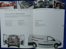 Lade das Bild in den Galerie-Viewer, Fiat Werkstattwagen - Ducato Scudo Doblo MJ 2009 - Prospekt Brochure 09.2008
