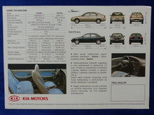 Lade das Bild in den Galerie-Viewer, Kia Sephia &amp; Shuma - Prospekt Brochure 1998 Polen polnisch
