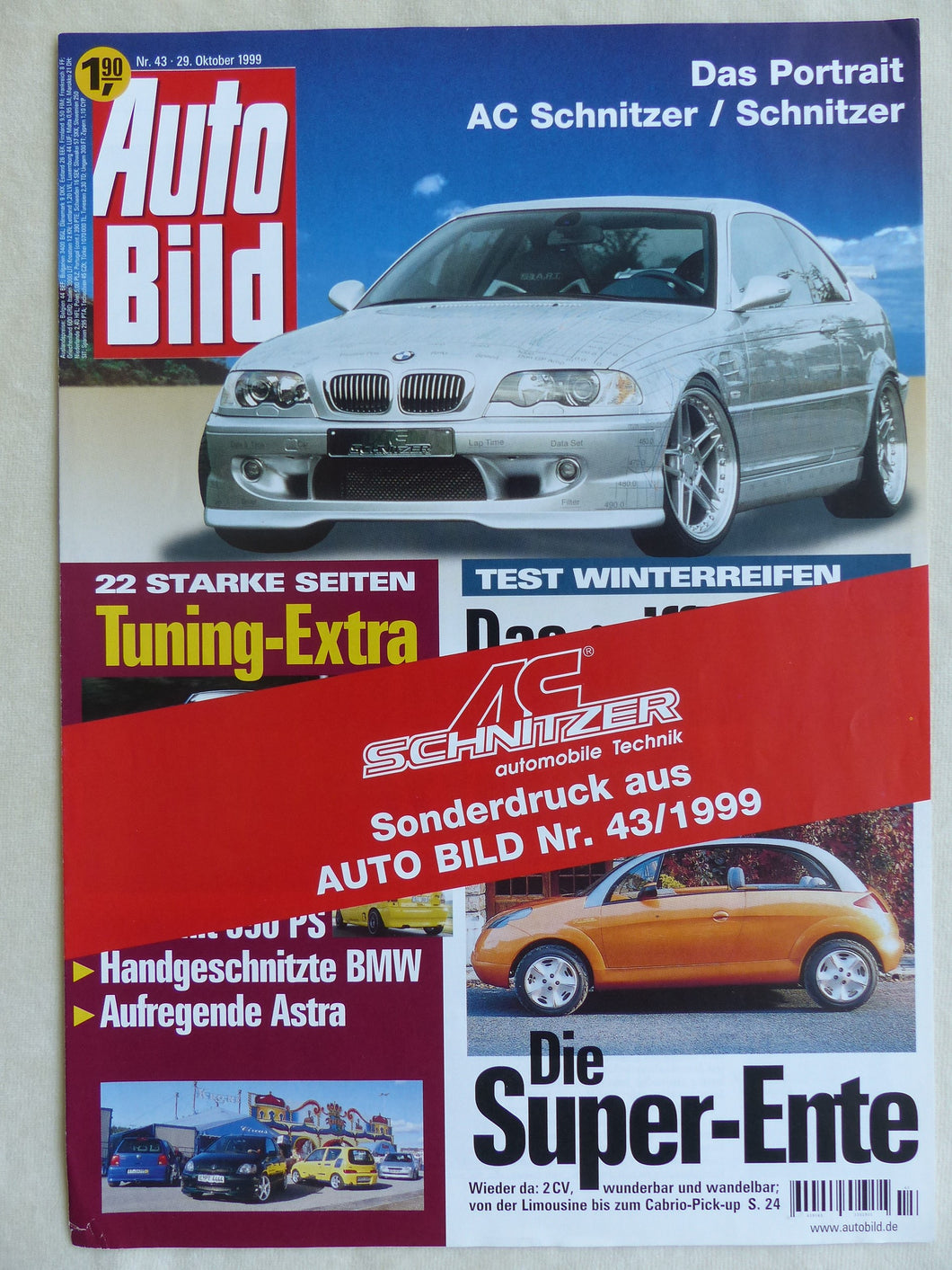 AC Schnitzer BMW - Portrait - Sonderdruck Auto Bild Heft 43/1999