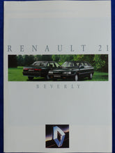 Lade das Bild in den Galerie-Viewer, Renault 21 Beverly MJ 1993 - Prospekt Brochure 07.1992
