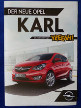 Lade das Bild in den Galerie-Viewer, Opel Karl - Poster 65 x 45 cm - Prospekt Brochure 01.2015
