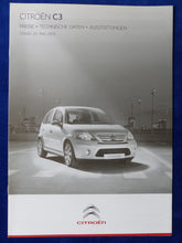 Lade das Bild in den Galerie-Viewer, Citroen C3 Tonic Exclusive - Preisliste MJ 2010 - Prospekt Brochure 05.2009
