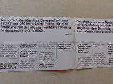 Lade das Bild in den Galerie-Viewer, Volvo 760 Turbo Intercooler - Pressestimmen - Prospekt Brochure 1983
