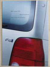 Lade das Bild in den Galerie-Viewer, VW Lupo FSI - Preisliste MJ 2003 - Prospekt Brochure 04.2002
