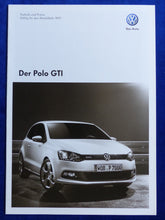 Lade das Bild in den Galerie-Viewer, VW Polo GTI 180 PS - Preisliste MJ 2011 - Prospekt Brochure 12.2010
