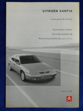 Lade das Bild in den Galerie-Viewer, Citroen Xantia V6 - Daten &amp; Ausstattungen MJ 1998 - Prospekt Brochure 01.1998
