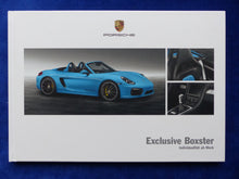 Lade das Bild in den Galerie-Viewer, Porsche Exclusive Boxster Typ 981 MJ 2014 - Hardcover Prospekt Brochure 12.2013 - car-brochure
