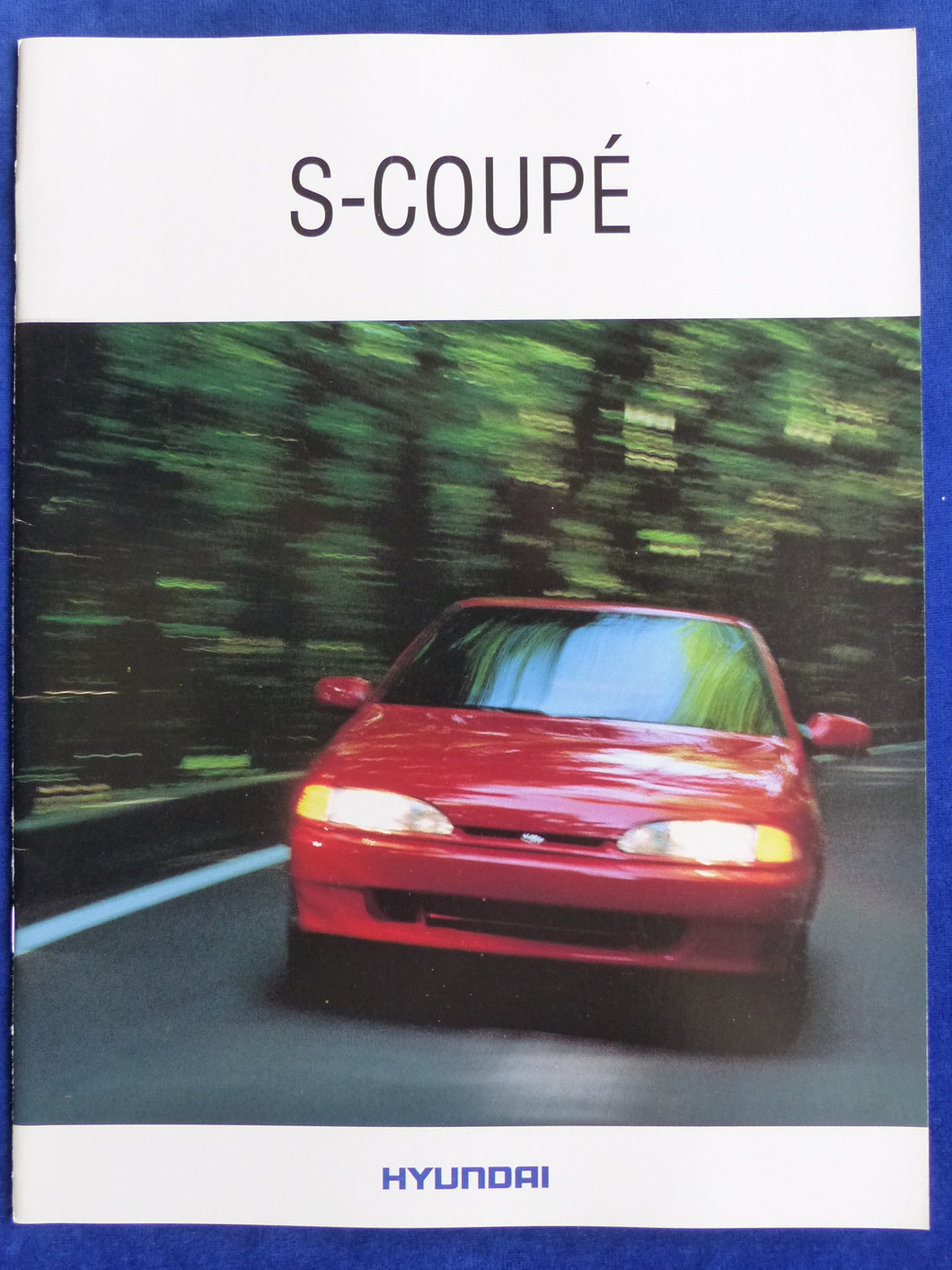 Hyundai S-Coupe GT 12V Turbo - Prospekt Brochure 1993