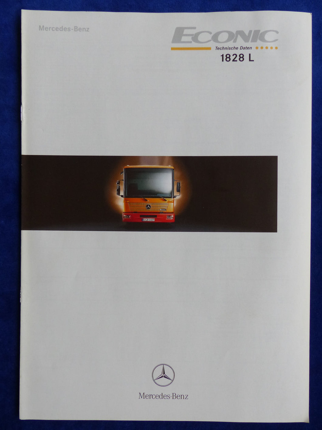 Mercedes-Benz LKW Econic 1828 L Technische Daten - Prospekt Brochure 02.2000