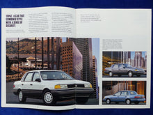 Lade das Bild in den Galerie-Viewer, Mercury 1991 Cougar Sable Topaz Tracer Capri - US-Prospekt Brochure 1990 USA
