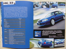 Lade das Bild in den Galerie-Viewer, MG Range 2002 ZR ZS ZT ZT-T MGF Roadster - Prospekt Brochure 08.2001
