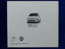 Lade das Bild in den Galerie-Viewer, Fiat 500 Pop Lounge Sport - Preisliste MJ 2009 - Prospekt Brochure 06.2008
