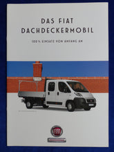 Lade das Bild in den Galerie-Viewer, Fiat Ducato Dachdeckermobil - Prospekt Brochure 2008
