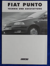 Lade das Bild in den Galerie-Viewer, Fiat Punto GT - Technik &amp; Ausstattung - Prospekt Brochure 1999
