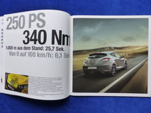 Lade das Bild in den Galerie-Viewer, Renault Megane Coupe RS Sport GT Night &amp; Day - Prospekt Brochure 05.2010
